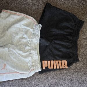Puma Kids Shorts Set - Gray and Black